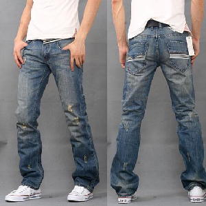 calça larga masculina