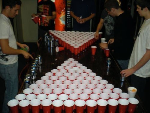 Mesa de Beer Pong Jogos de beber