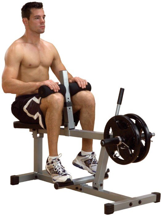 Uma máquina de panturrilha é ideal para ajudar na definição dessa parte do corpo Exercícios de panturrilha sentado