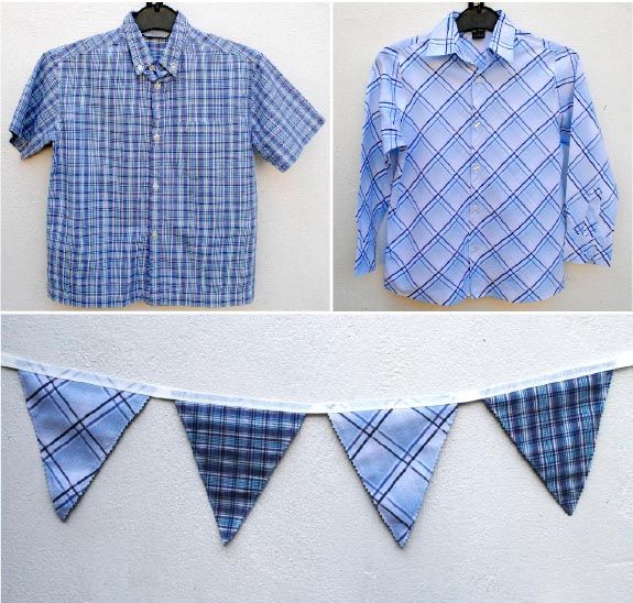 Como reutilizar uma camisa masculina? Camisa masculina