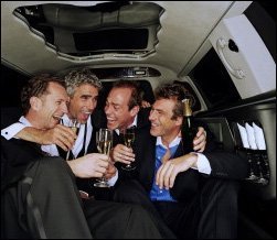 Celebrando com os amigos