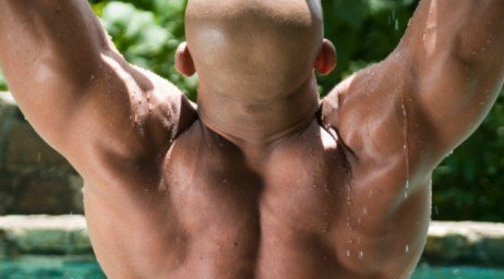 Resultados da musculação para trapézios