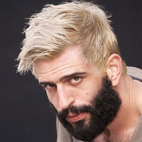 Cabelo descolorido masculino