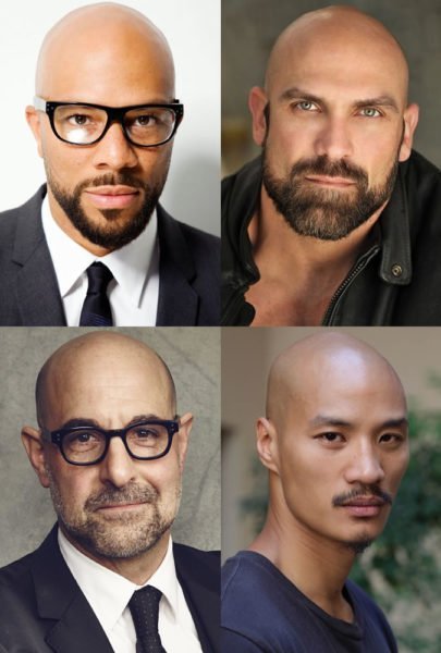 Barbas para homens carecas