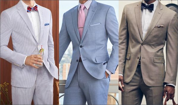 Escolhendo terno masculino