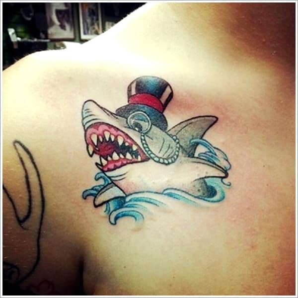 Ideias de tatuagem de tubarão