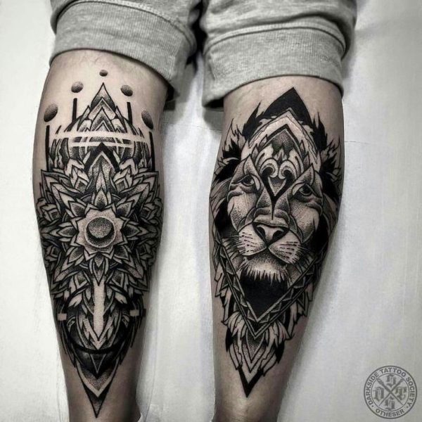 Tatuagens para a panturrilha