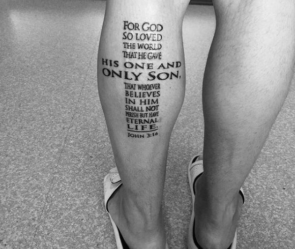 Tatuagens de panturrilha