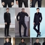 Como usar terno preto e camisa preta?