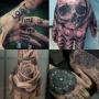 Tattoo na mão masculina, como escolher?